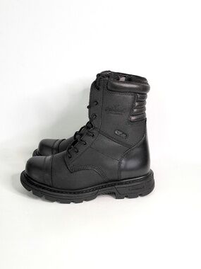 Thorogood V300 GS Leather Black Waterproof Work Hunting Boots Men 6.5  Women 8.5